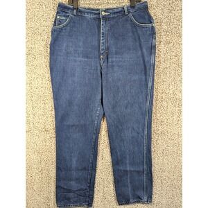 VTG Gitano Mom‎ Jeans Women's 34x29 Blue Dark Wash Ultra High Rise Straight 80s